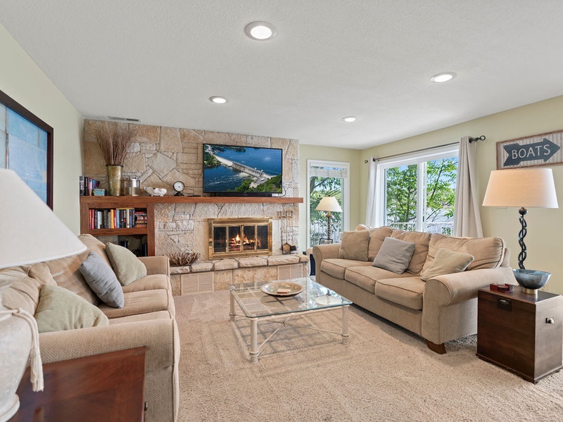 Living area lower level