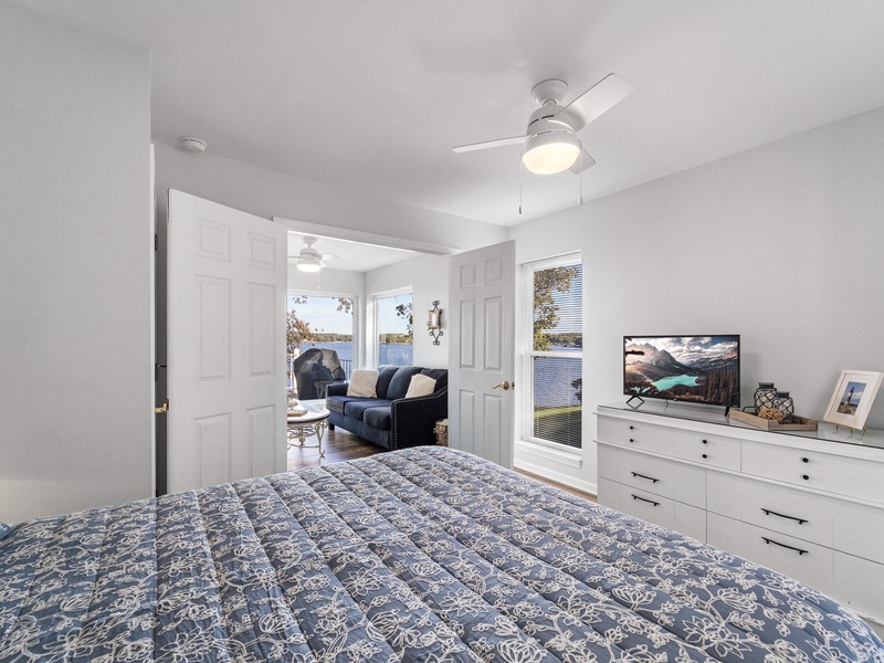 BEDROOM 1 - QUEEN BED ON MAIN LEVEL