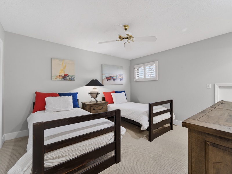 BEDROOM 3 - TWIN BEDS ON UPPER LEVEL
