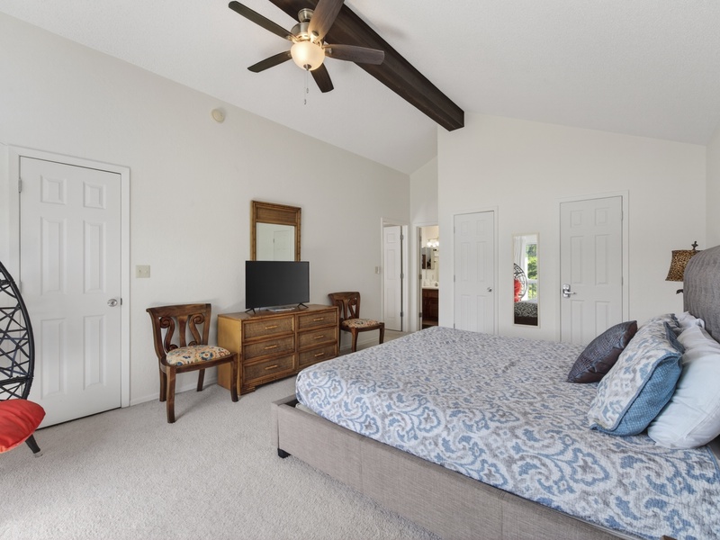 BEDROOM 1 - KING ON UPPER LEVEL