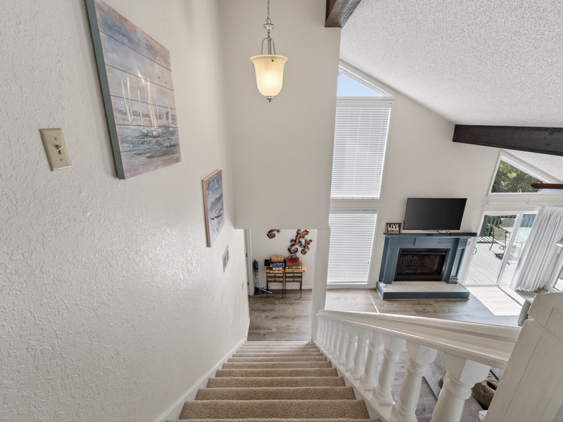 STAIRS FROM UPPER LEVEL