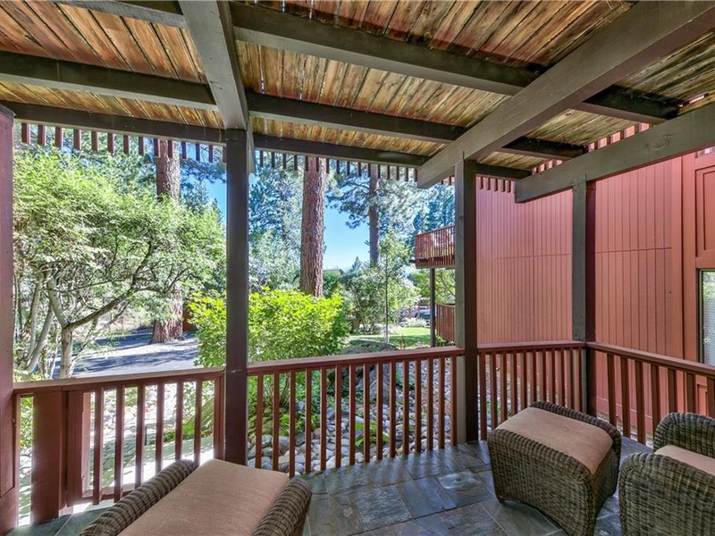 Master bedroom deck
