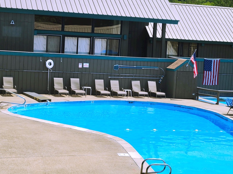 1 of 2 outdoor pools