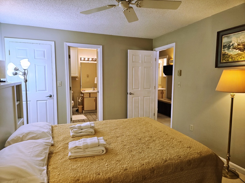 Bedroom with private bath