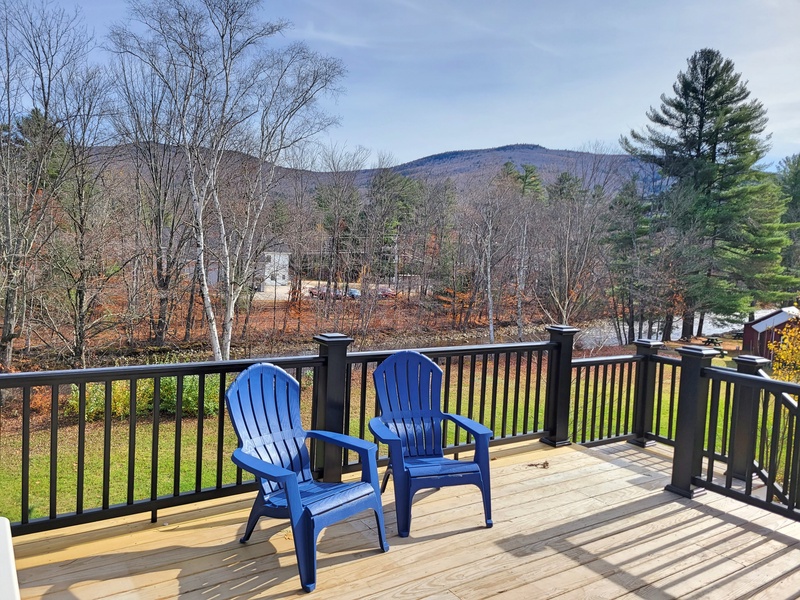 Deck with view to river