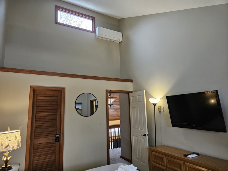 Queen room with AC, TV