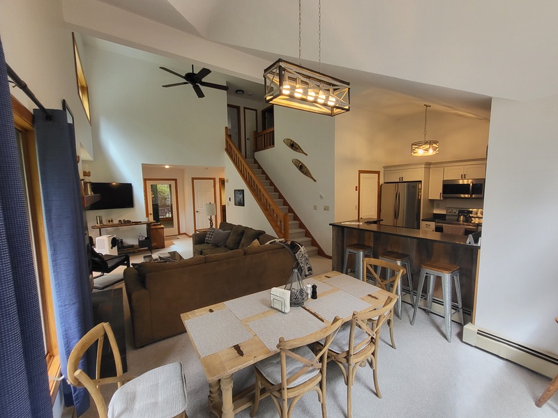 Dining-Kitchen-Living Area