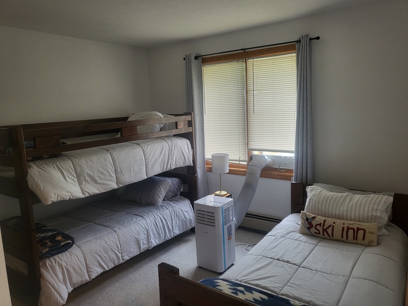 Bedroom #3, One Bunk Bed Set plus a Single Twin