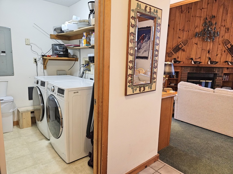 Laundry off living area