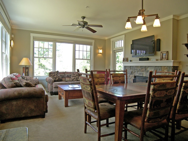 Dining and Living Room Areas