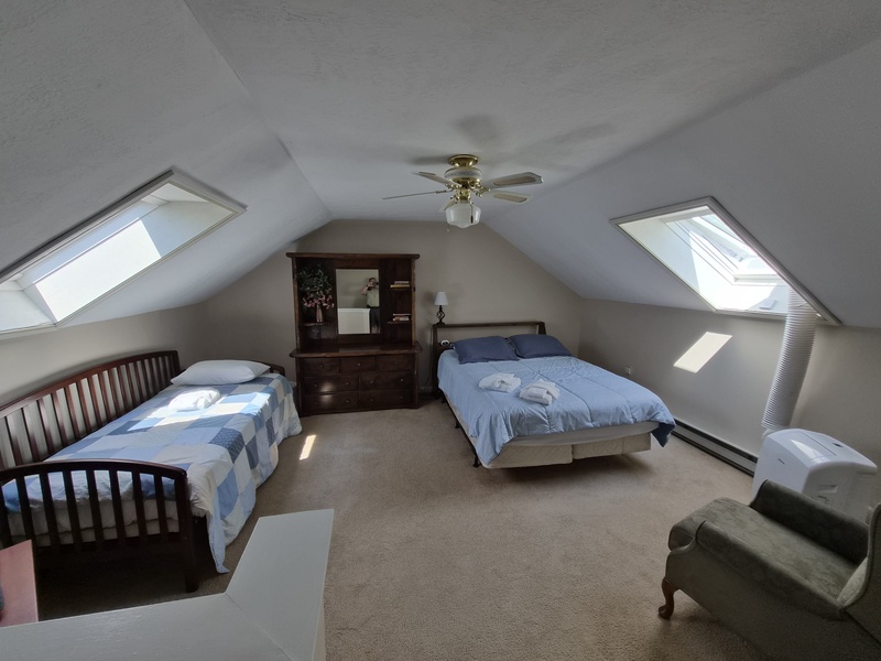 ...features an A/C Unit to keep temps plenty comfortable!