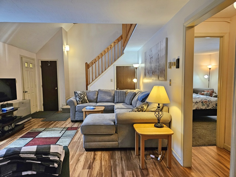 Primary bedroom off living area