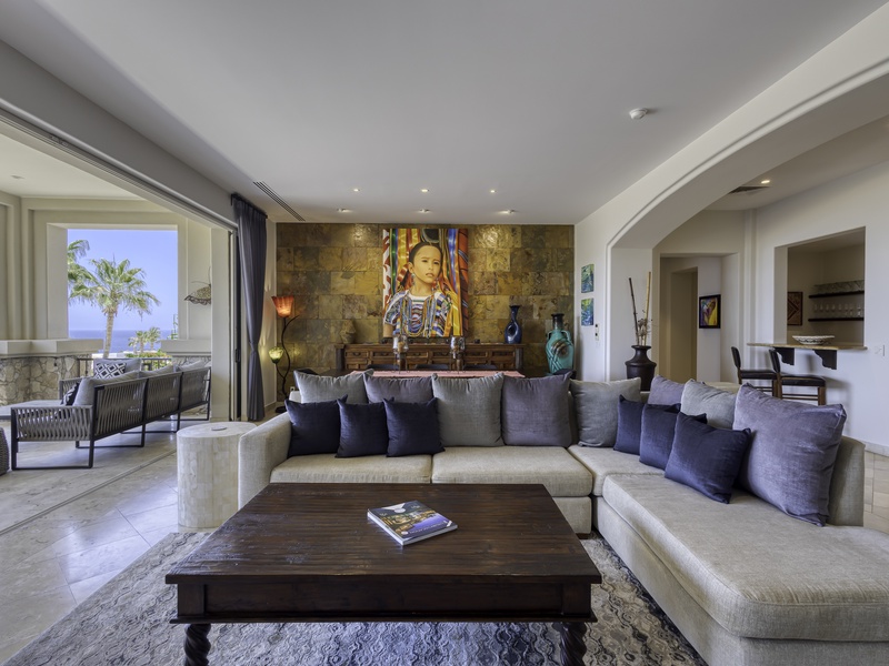 Living Room with Ocean Views