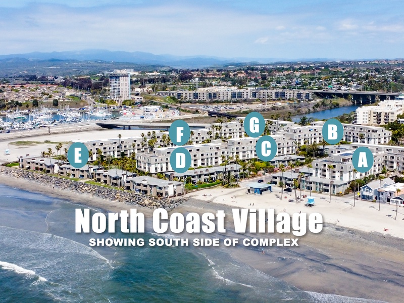 View of North Coast Village from the south