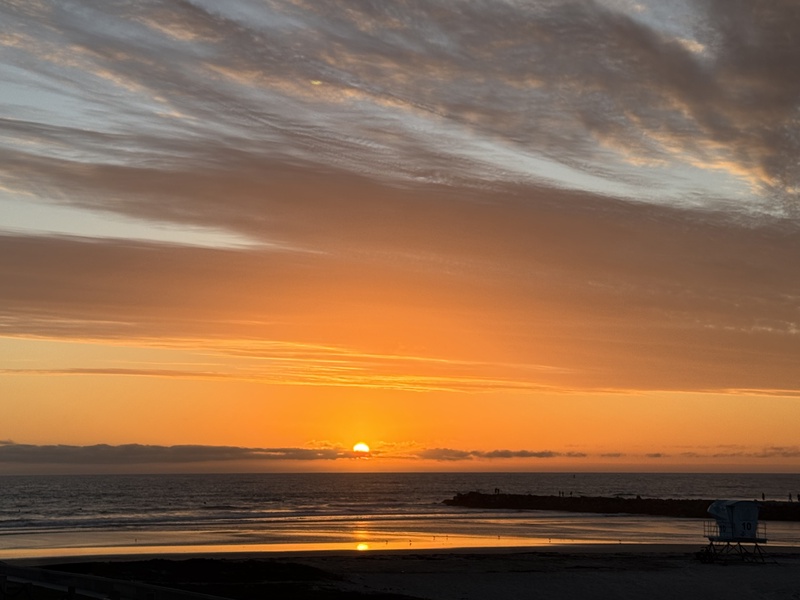 Oceanside can have some incredible sunsets