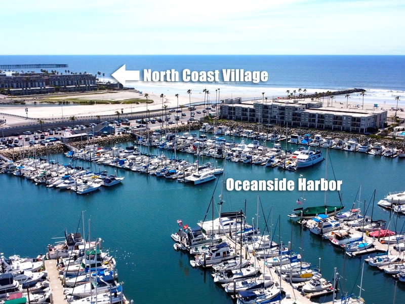 North Coast Village is located next to the Oceanside harbor