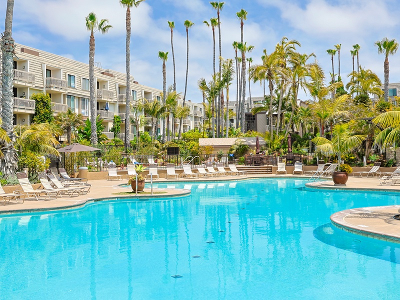 The pools at North Coast Village are heated all year for your enjoyment