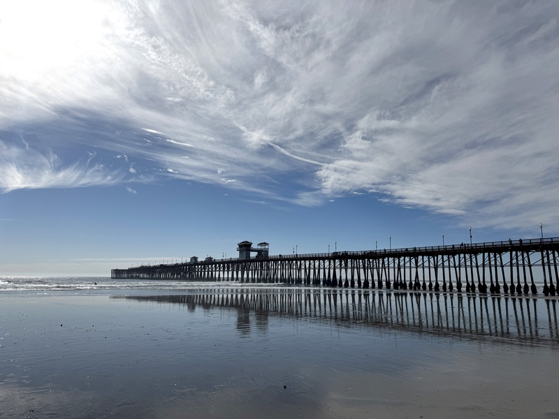 Take a walk on the beautiful Oceanside Pier