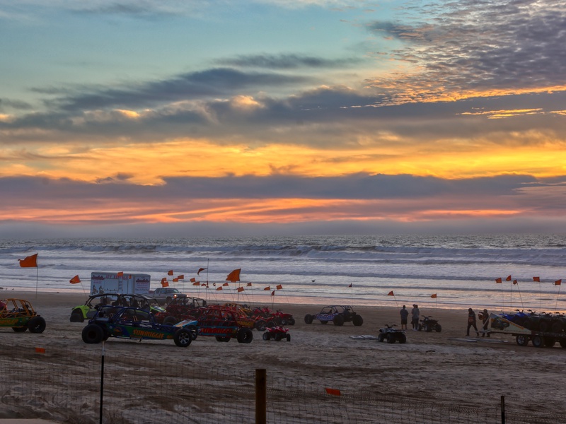 Off-road fun at Oceano Dunes State Park, where dune buggies carve their way across the rolling sand.