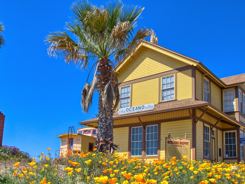 Built in 1904, the Oceano Depot is a charming piece of California’s railroad history, and a beloved local landmark.