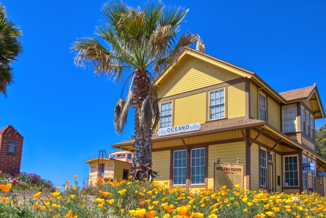 Built in 1904, the Oceano Depot is a charming piece of California’s railroad history, and a beloved local landmark.
