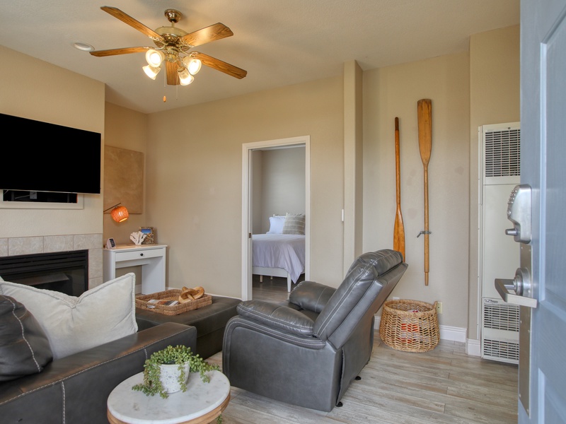 Step inside your newly remodeled beach retreat, designed for comfort and coastal charm. Enjoy fresh new bedding, Smart TVs in both the living room and bedroom, and a writing desk for a quiet workspace. The home includes beach towels, a fully stocked kitchen with new dishware and cookware, and alfresco dining for four — perfect for soaking up the seaside vibe.