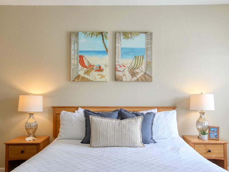 Sleep, read, recharge — this space is made for it.